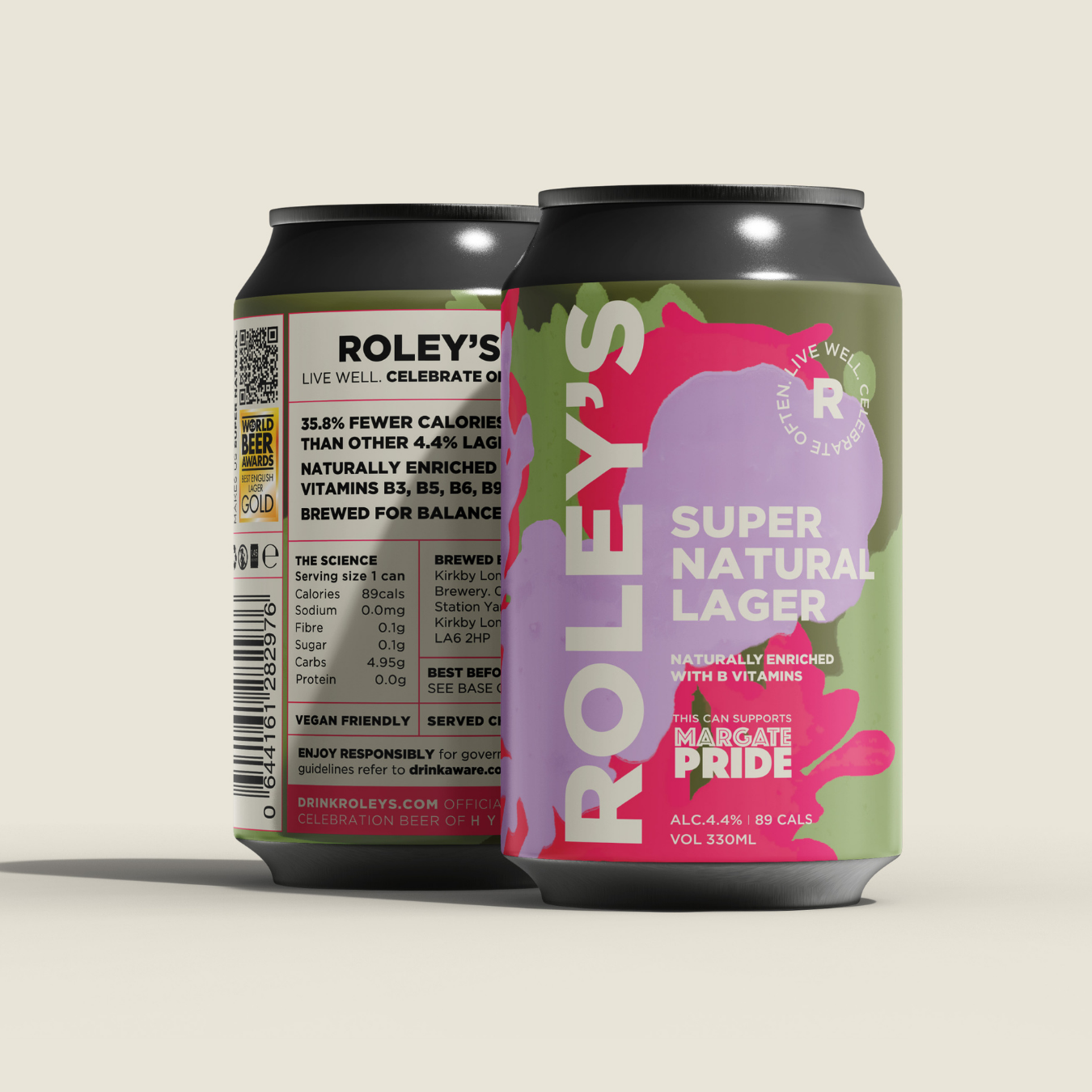 ROLEY's Super Natural Lager - Margate Pride Edition