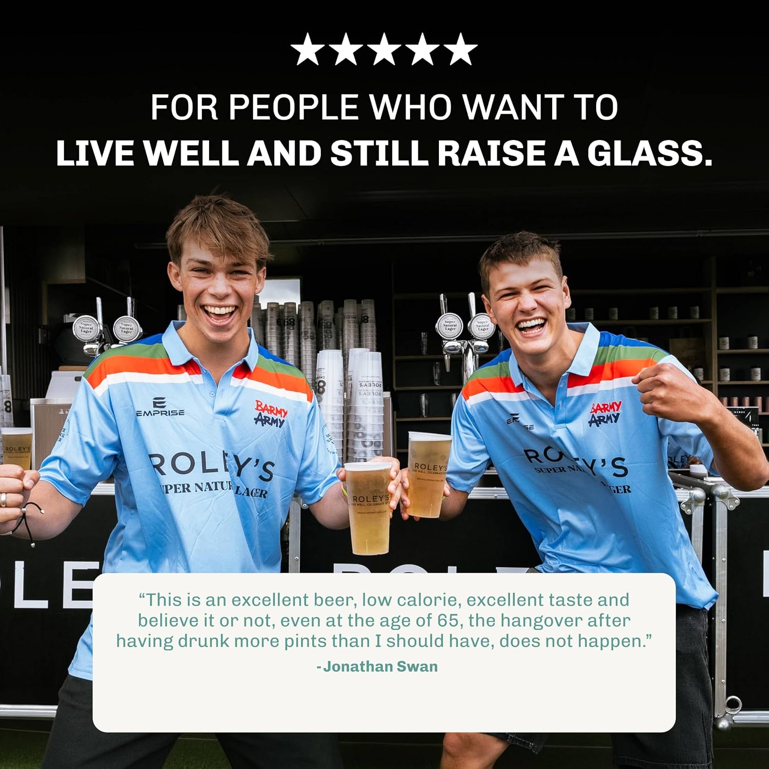 ROLEY's Super Natural Lager